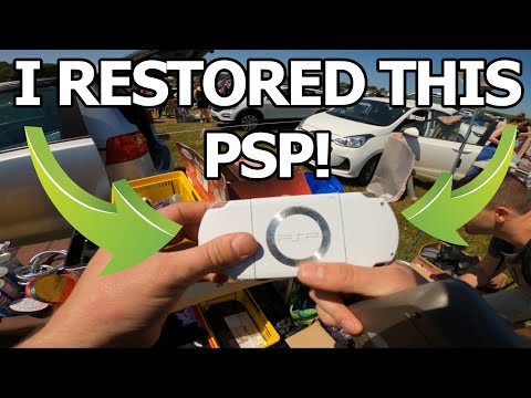I restored This PSP I Bought At The Car Boot Sale! - How To Collect Video Games For FREE! Episode #4