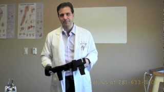 preview picture of video 'Knee Injury Brace Use - Houston Sugar Land TX - Dr. J. Michael Bennett'