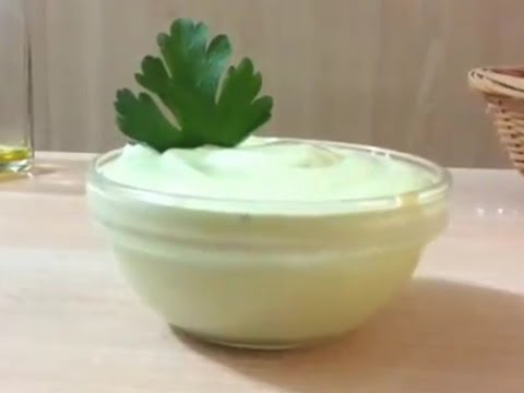 SALSA ALIOLI - Receta de cocina Española.