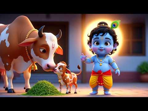 Choti Choti Gaiya, Chote Chote Gwal | छोटी छोटी गैया | #Little Krishna Bhajan - Krishna Bal Leela