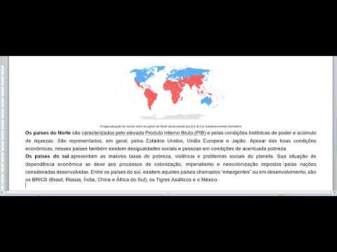 REGIONALIZAÇÃO NORTE-SUL