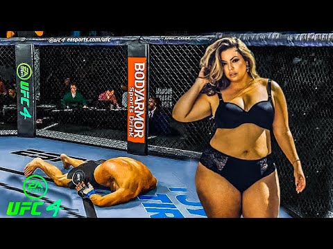 Khabib Nurmagomedov vs. Fluvia Lacerda (EA Sports UFC 4)