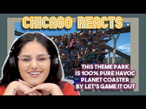 This Theme Park is 100% Pure Havoc - Planet Coaster by Let’s Game It Out | Voice Actor Reacts