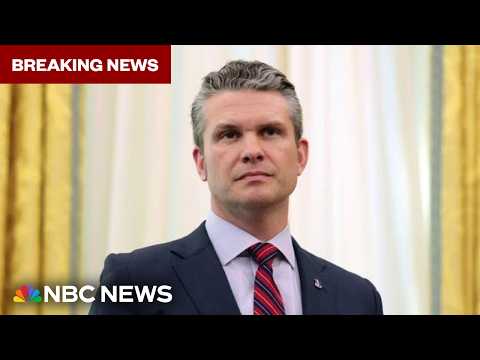BREAKING: Hegseth considering presidential run, sources tell NBC News