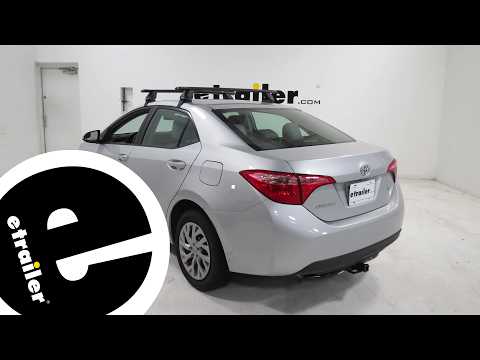 Set up: Custom DK Fit Kit for 4 Rhino-Rack 2500 Series Roof Rack Legs on a 2018 Toyota Corolla