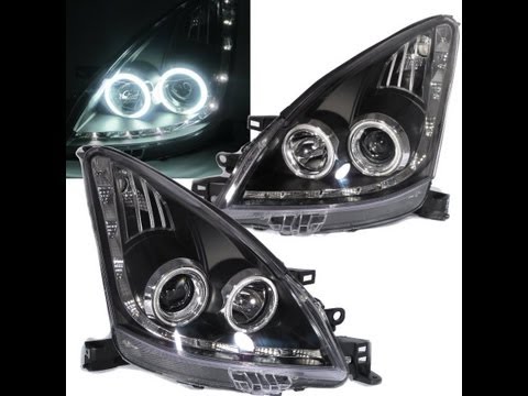 Livina Urban Sport Geniss Grand X-Gear CCFL Angel-Eye Projector HEADLIGHT LED DRL R8 Black NISSAN