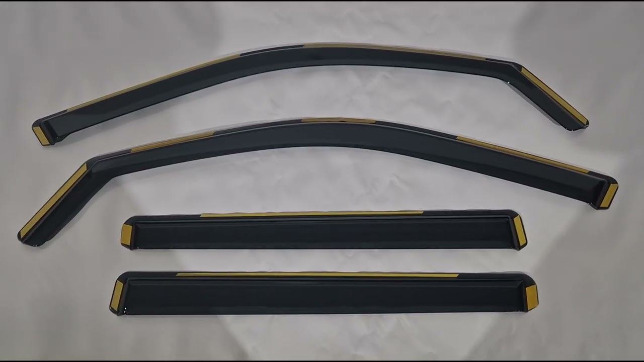 Вставные ветровики Niken Luxury (4 шт) Video 1