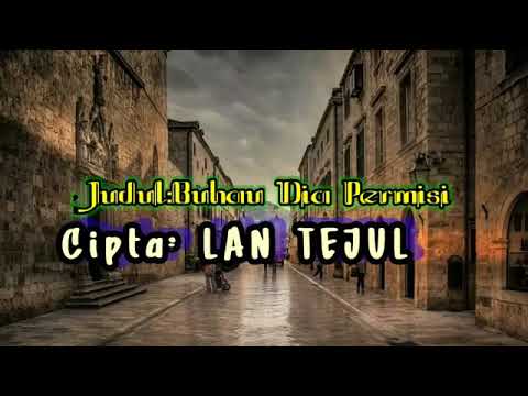 KARAOKE - Buhau Dia Permisi(Versi KARAOKE) HD.Cipta Lan Tejul