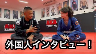 【インタビュー】プーケットに滞在している友達と話してみた。（字幕付き）