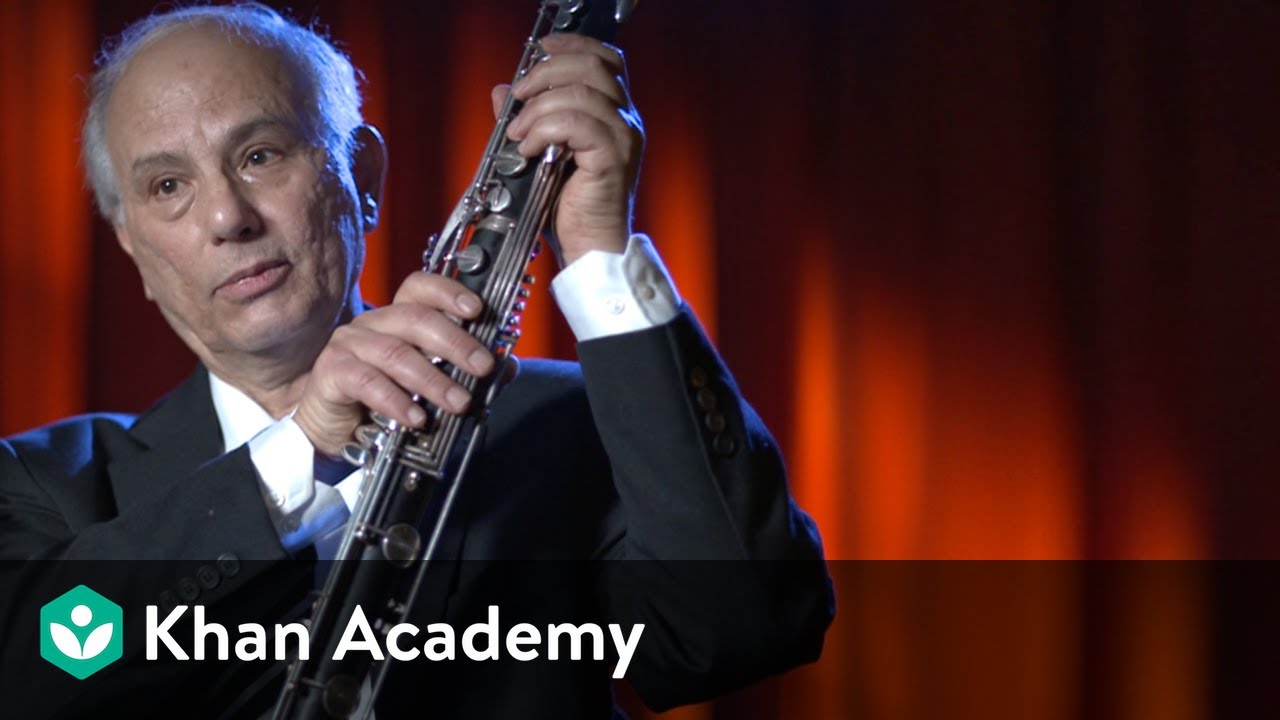 Bass Clarinet: Interview and demonstration with James Ognibene | Music | Khan Academy