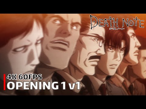 Death Note - Opening 1 v1 [4K 60FPS | Creditless | CC]