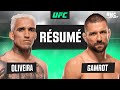 RÉSUMÉ UFC RIO Un Finish Dans Un Main Event FOU Entre Oliveira Et Gamrot