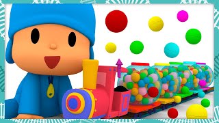 🚂Balls & Colors on the Train! | Pocoyo English - Official Channel | Cartoons for Kids