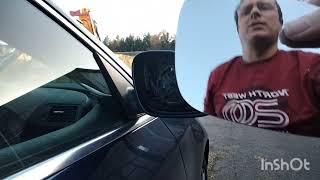 How to replace the mirror glass Passat b6 /Mk5 golf.