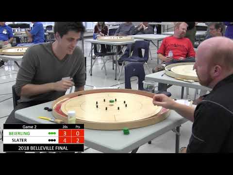 Crokinole 2018 Belleville Final - Slater v Beierling