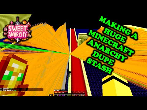 TAF Plays - MAKING MINECRAFT ANARCHY DUPE STASH HISTORY ON THE SWEET ANARCHY MINECRAFT SERVER! 2B2T Dupes suck!