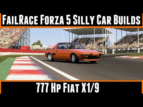 FailRace Forza 5 Silly Car Build 777HP Fiat X1/9
