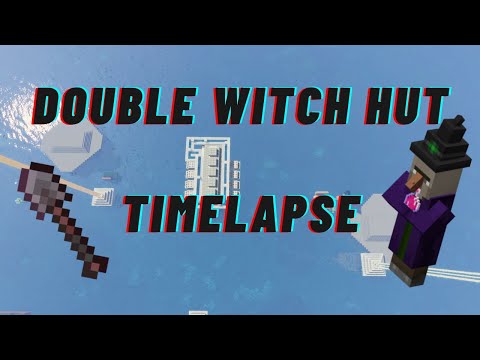 EPIC Minecraft Timelapse: Insane Double Witch Farm & Landscaping!