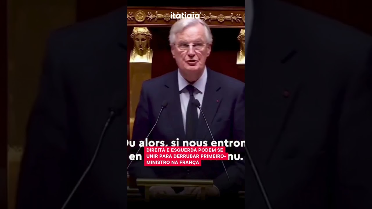 DIREITA E ESQUERDA PODEM SE UNIR PARA DERRUBAR PRIMEIRO-MINISTRO NA FRANÇA