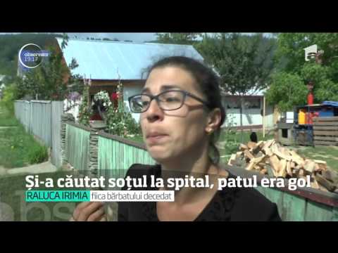 Şi-a internat soţul la Spitalul din Piatra Neamţ şi l-a găsit mort în alt spital