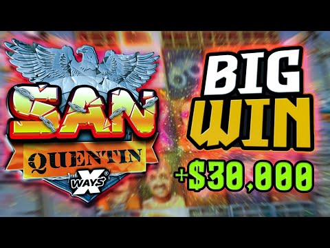 MY BIG $30,000 WIN ON SAN QUENTIN  SLOT WAS AMAZING | Joe Stream Highlights #17
