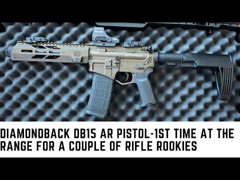 Diamondback DB15 AR Pistol A Little Shooting \u0026 1st Impressions #diamondback #ar #arpistol