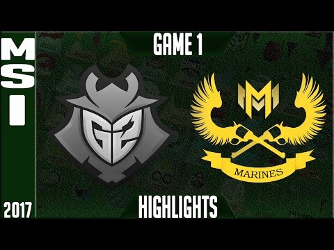 G2 Esports vs Gigabyte Marines Highlights MSI 2017 Day 2 Group Stage - G2 vs GAM Highlights