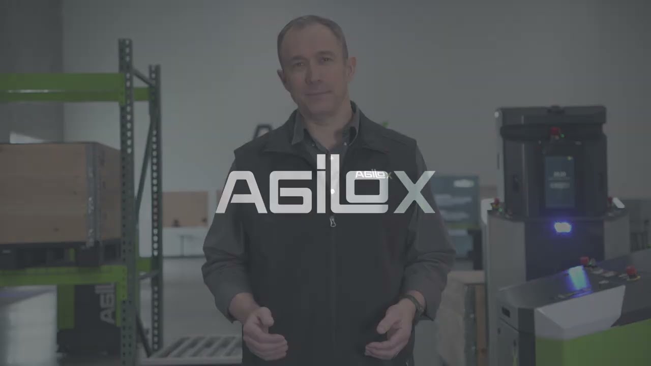 Rack&Stack with AGILOX Autonomous Mobile Robots