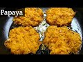 how to cook okoy na papaya step bay step 2ingredient ONLY (flour and papaya) #58 homemade recipe