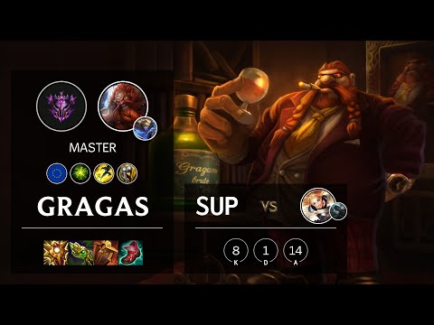 Gragas Support vs Lux - EUW Master Patch 11.22
