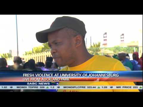 Violence at University of Johannesburg: Chriselda Lewis reports