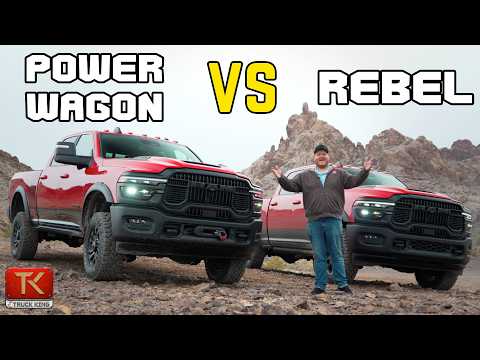 Ram gegen Ram! 2025 Ram Power Wagon gegen Rebel HD Off-Road – Welcher Truck ist der Beste?