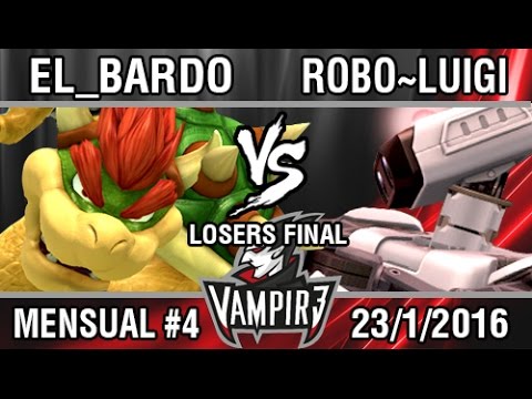 [Vampir3 Mensual #4] El_Bardo (Sonic, Bowser) vs Robo~Luigi (Cloud, Rob) SSB4 Losers Final - Top 8