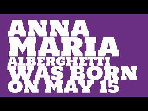 Who does Anna Maria Alberghetti share a birthday with?