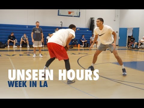 Jayson Tatum, Jordan Clarkson & Kelly Oubre Jr Play 1 on 1 | Unseen Hours With Drew Hanlen Ep 4