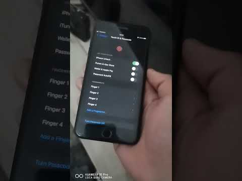 HOW Add Fingerprint on Apple iPhone 7 Plus*max five fingers*