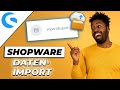 Shopware 6 Produktdaten Import So Im Und Exportierst Du Daten Tutorial
