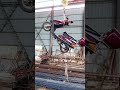 CRANE VS MOTORBIKE: Straightening A Bent Frame Without Fancy Tools! 🏍️