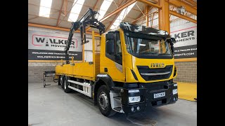 IVECO STRALIS 26 TONNE *EURO 6*, 6X2 BRICK GRAB – 2018 – BU57 MKM flatbed truck for sale - Image 4 | Autoline UG IVECO STRALIS 26 TONNE *EURO 6*, 6X2 BRICK GRAB – 2018 – BU57 MKM flatbed truck | Image 4 - Autoline