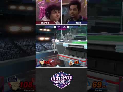 VOID WAS REALLY TRYING TO END SPARGO'S SUMMIT RUN RIGHT HERE!! #smashultimate #shorts #gaming