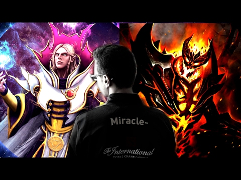 Miracle- Invoker & Shadow Fiend 9192MMR BattleCup Dota 2
