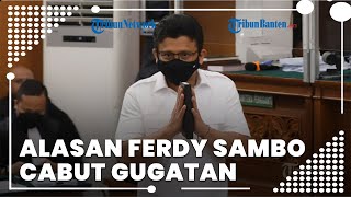 Terungkap Alasan Ferdy Sambo Cabut Gugatan kepada Presiden Jokowi dan Kapolri
