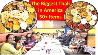 Bahubali Thali Review USA | அமெரிக்கவில் பாஹுபலி தாலி | Godavari Restaurant MN | USA Tamil Vlog