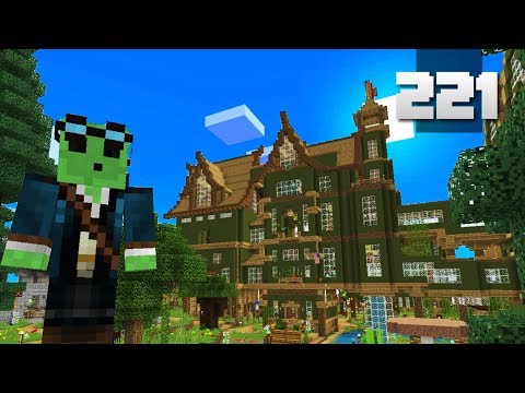 Let's Play Minecraft - Ep.221 : Mansion Roof/New Pupper!