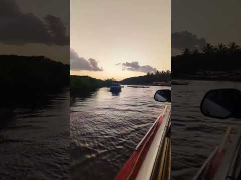 Catching a river raft in the car, in the day and returning at sunset