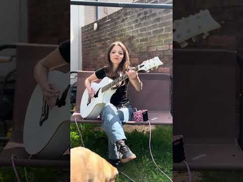 Lindo White Electro Acoustic Guitar