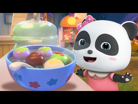 Sweet Rice Balls Song | Yummy Chinese Food | Nursery Rhymes | Kids Songs | Baby Cartoon | BabyBus
