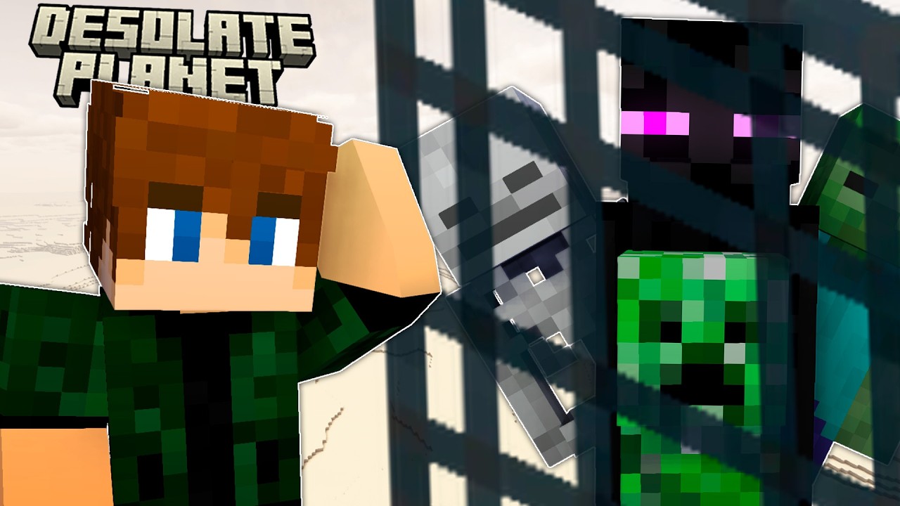 Da TRABALHO fazer MOB TRAP BOA! por isso que não gosto... - Minecraft Desolate Planet E18 (1.20)