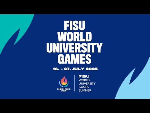 Join us at FISU World University Games Rhine-Ruhr 2025 ⛹️🏀🎾🏸🤺🏹🏊‍♂️🚣‍♀️🤽‍♂️🥋🏓🤸‍♂️