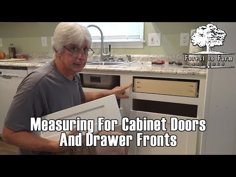 YouTube video about: How to measure kitchen cabinet doors?